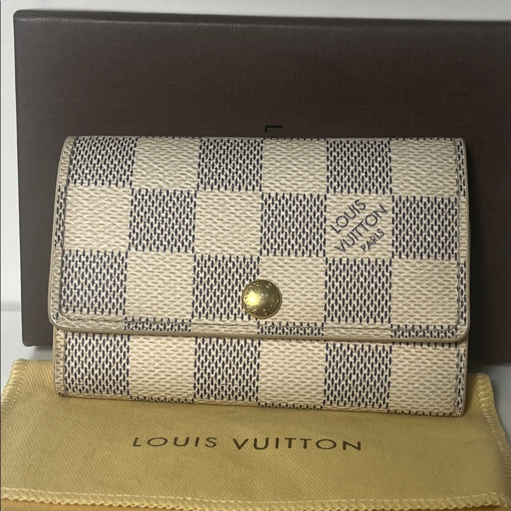 Louis Vuitton Azur Damier Key Wallet